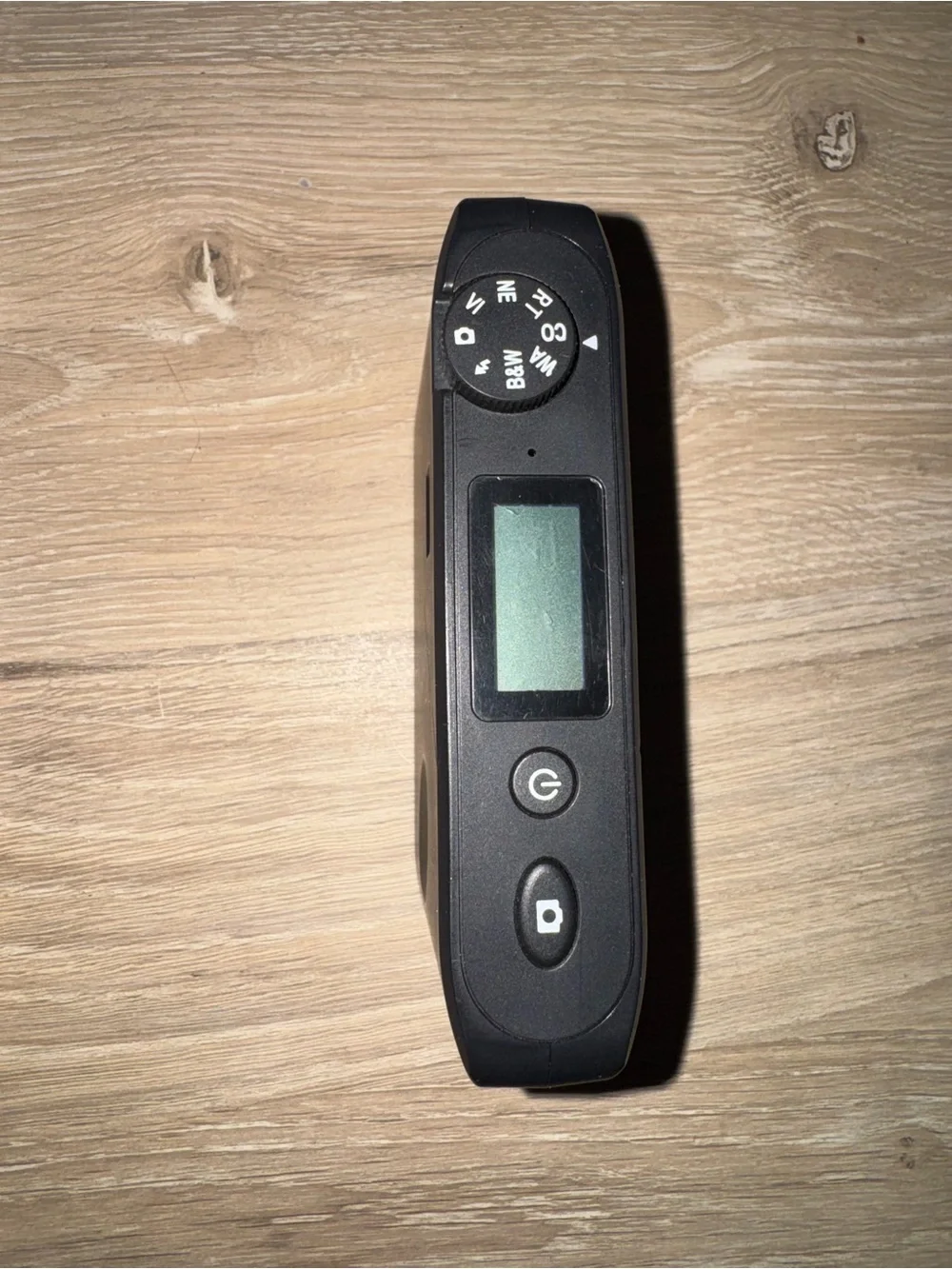Compact Black Point-and-Shoot Camera